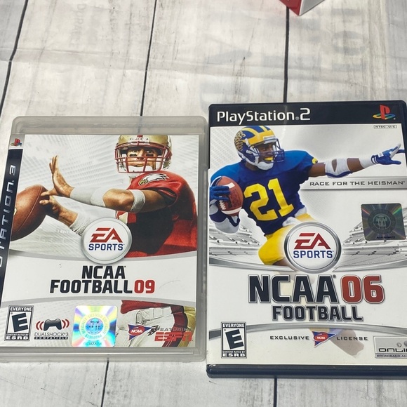 Play station Other - Bundle: NCAA Football 09 (PS3) & NCAA Football 06 (PS2) – EA Sports Classics